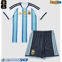 Maglie da calcio Argentina Prima Maglia Bambino Mondiali 2026  Manica Corta (+ Pantaloni corti)